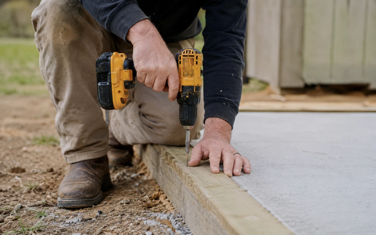 Shed pad installation contractor